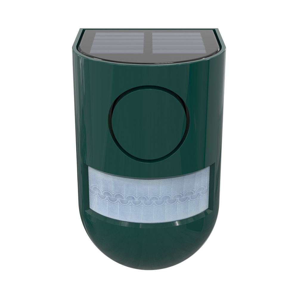 Solar Alarm Human Body Infrared Sensor Light Sound and Light Alarm Light Anti-Theft Animal Repellent Warning Device New Style