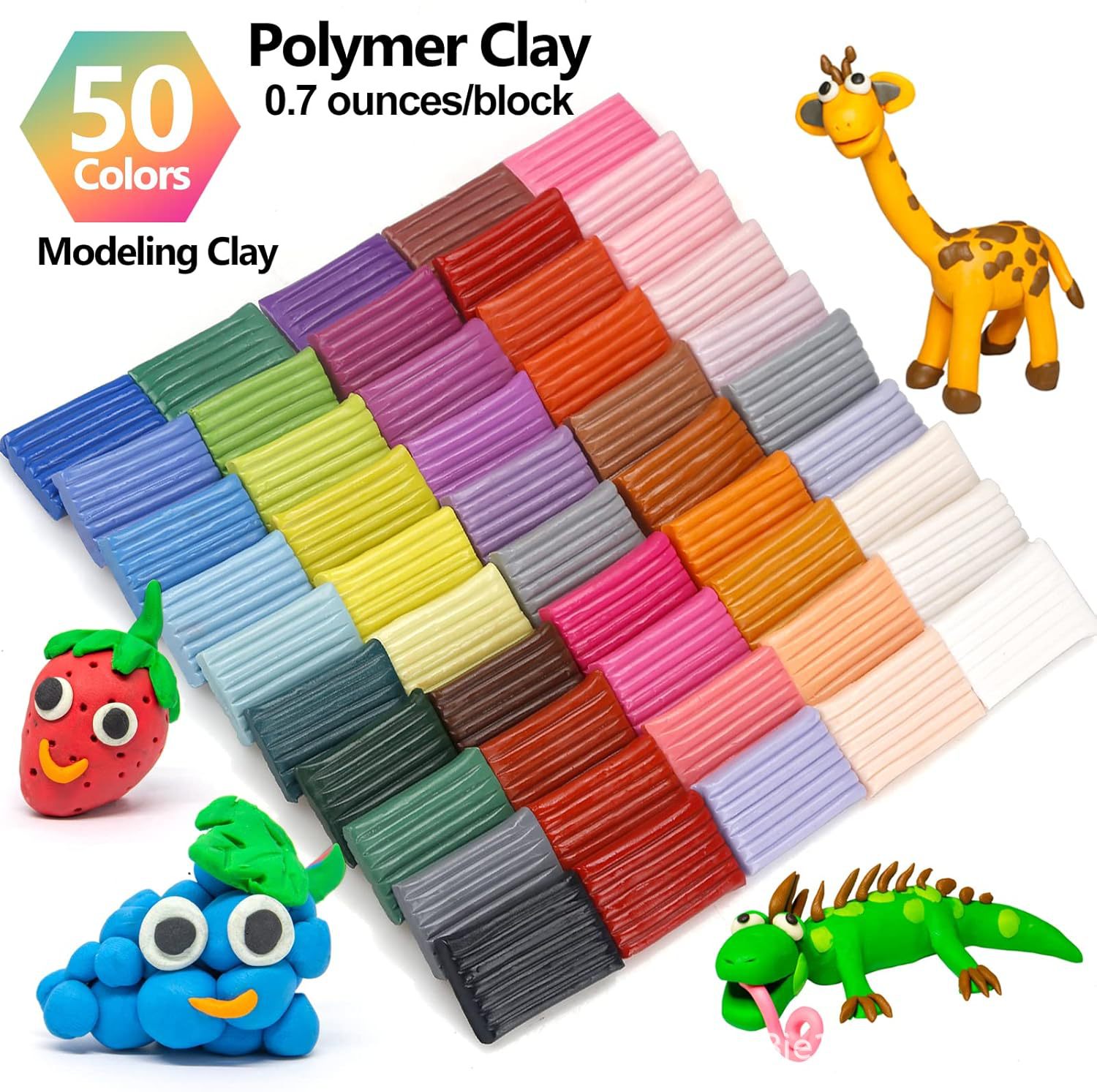 Soft Clay 50 Colors 24 Colors Clay Plasticine Colorful Suitcase Clay Amazon Oven Clay Tool Set