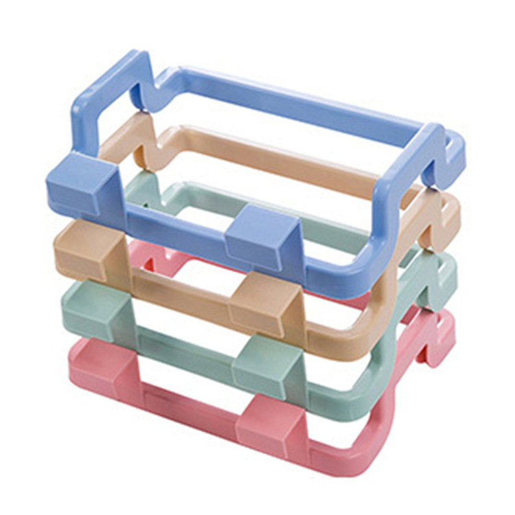 Hangable Garbage Bag Rack Storage Shelf Household Wall Hanger Hook Cabinet Door Hanger Kitchen Trash