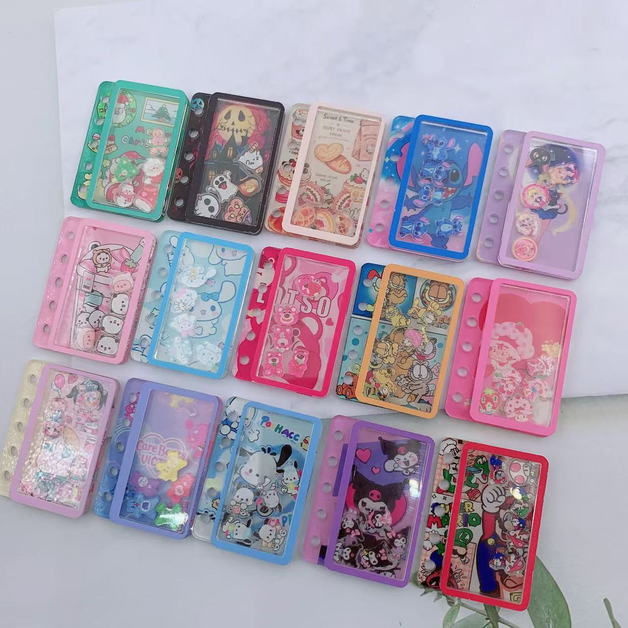 Акриловая книга-шейкер для украшений Sanrio двусторонняя цветная печать тег цепочка для мобильного телефона брелок двусторонняя цветная печать