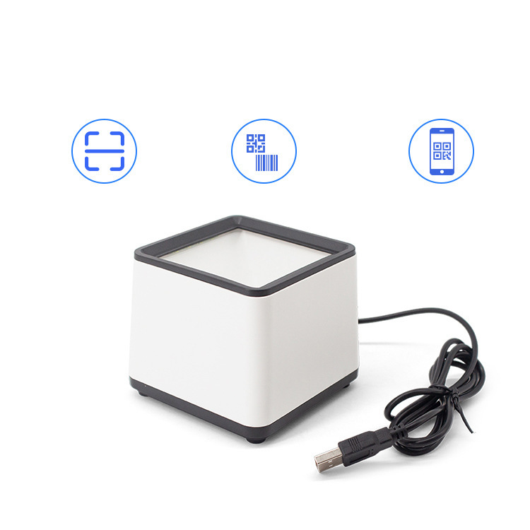 C5/RS40 payment code scanning box pharmacy medical insurance usb interface cash register prompt code scanning device payment small white box