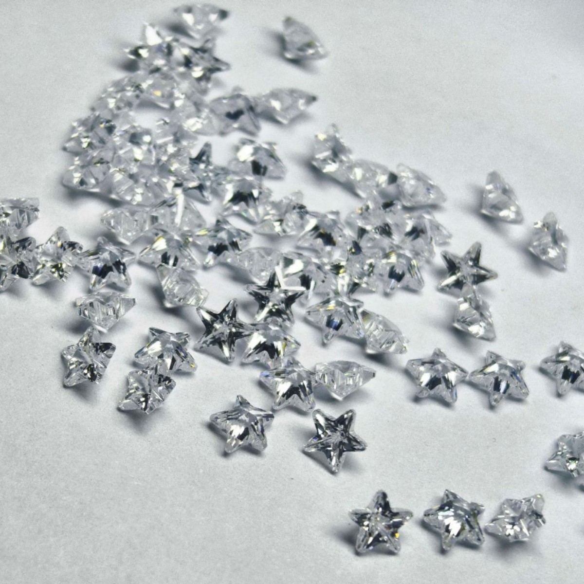 Five-Pointed Star Guaitai Material 5Aspg High-Brightness Faceted High-Quality Cubic Zirconia Zircon Loose Stone