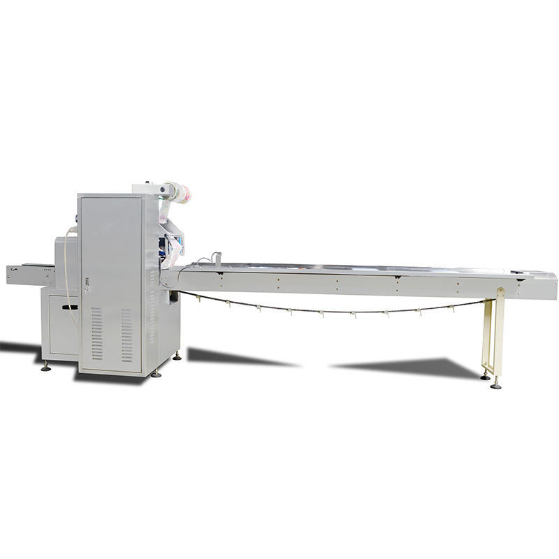 Food, Vegetables, Bread, Tableware Heat Shrink Film Packaging Machine, Bagging Pillow-Type Packaging Sealing and Cutting Machine, Intelligent Fully Automatic