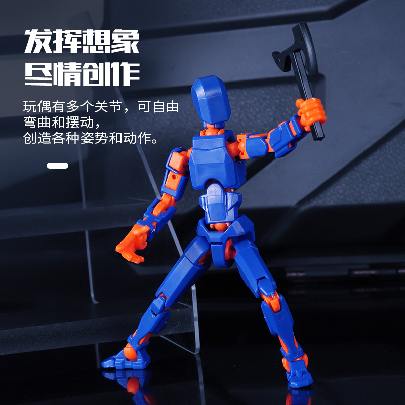 in stock Doll 13 Joint Movable 3D Printing Doll Toy 3rd Generation Dummy Doll DIY Full Body Decompression Artifact