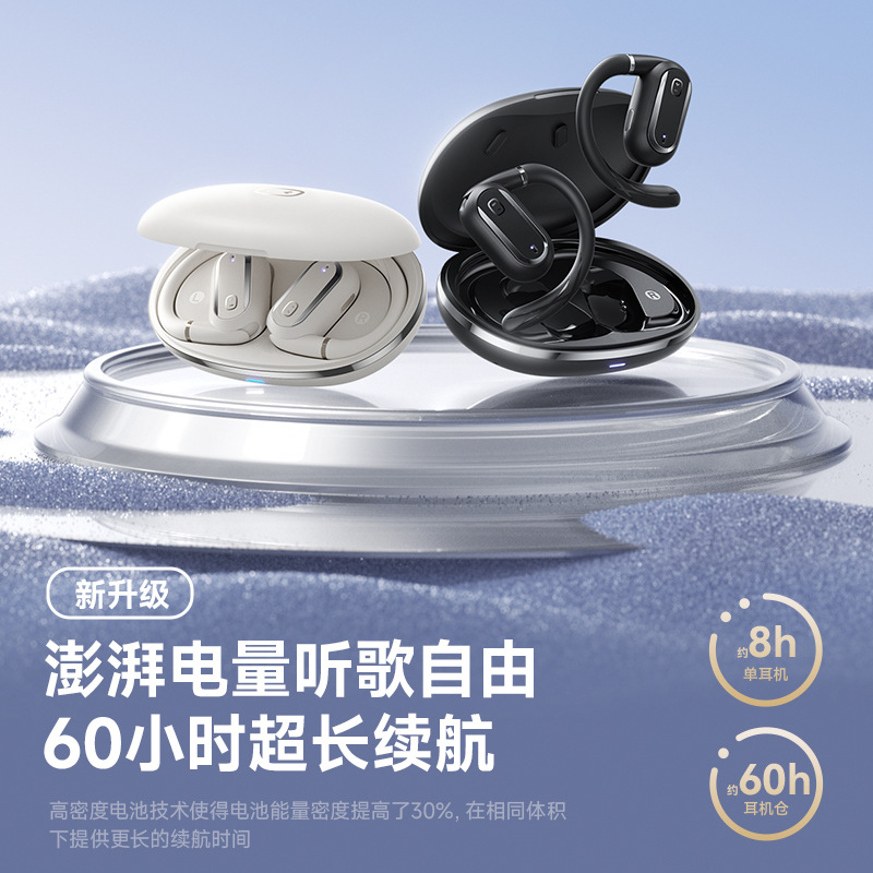 Small S150 Smart Open Bluetooth Headset Not in-ear Call Noise Reduction Motion AI Translation Ear-hanging Headset