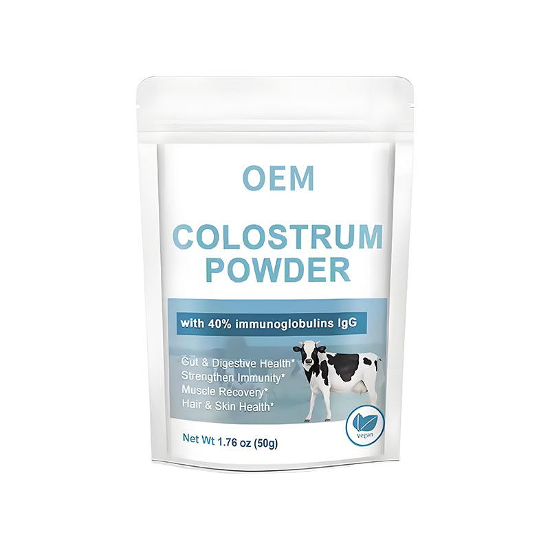 O Em Cross-Border Best-Selling Product Bovine Colostrum Powder Colostrum Bag 50g Factory Support