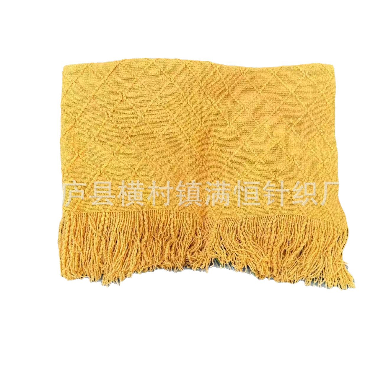 B&B Hotel Light Luxury Tassel Bedside Towel European Style Sofa Blanket Hotel Bed Flag Bed Cover Apartment Home Decorative Towel