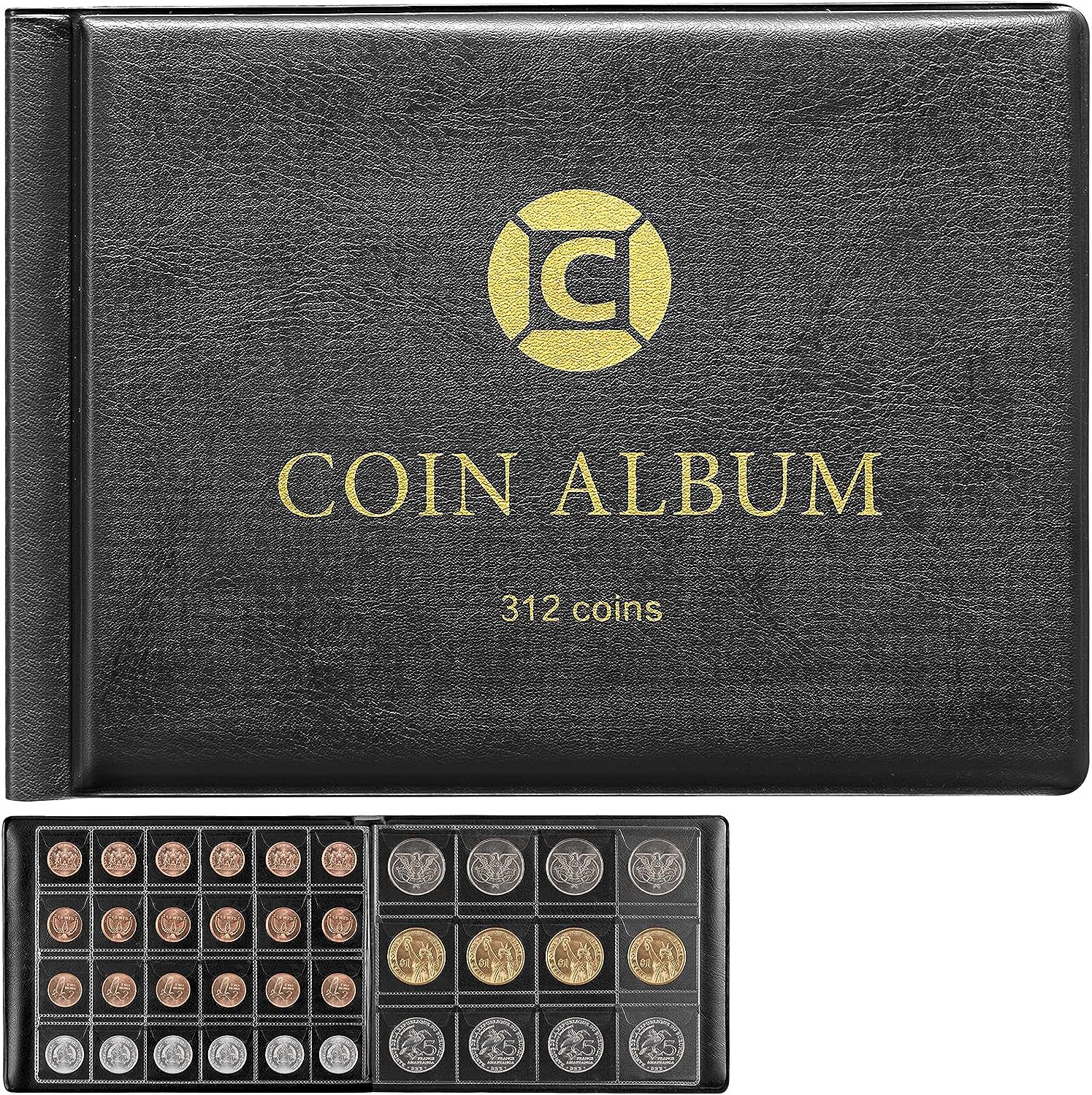 Factory Direct Supply Cross-border 240 300 312 Coin Coin Collection Commemorative Circulation Coin Portable Storage