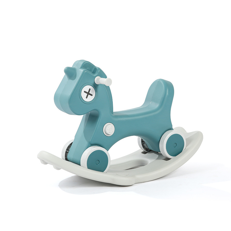 Rocking Horse Slip Car Two-in-One Baby Small Trojan Horse Children Rocking Horse Baby One-Year-Old Gift Toys Boys and Girls