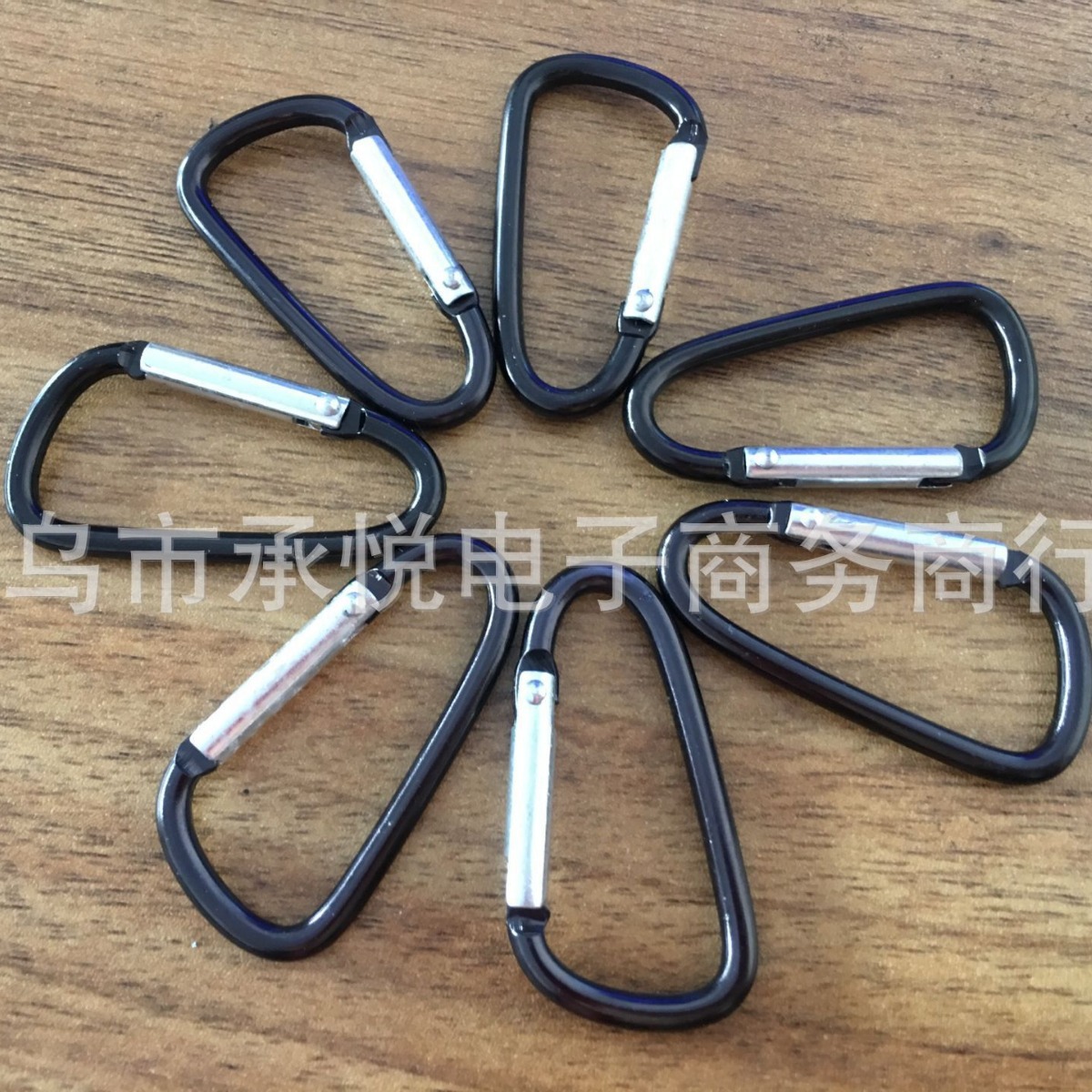 No.5 Mountaineering Buckle Aluminum Alloy D-shaped Hanging Buckle Outdoor Rock Climbing Safety Safety Buckle Spring Hook Luggage Backpack Hook