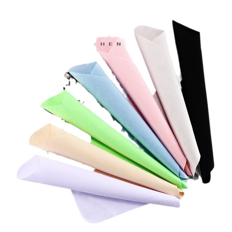 6 points a glasses cloth multicolor suede sanding needle a needle two needle three ultra fine fiber cloth 2000 pieces of postage