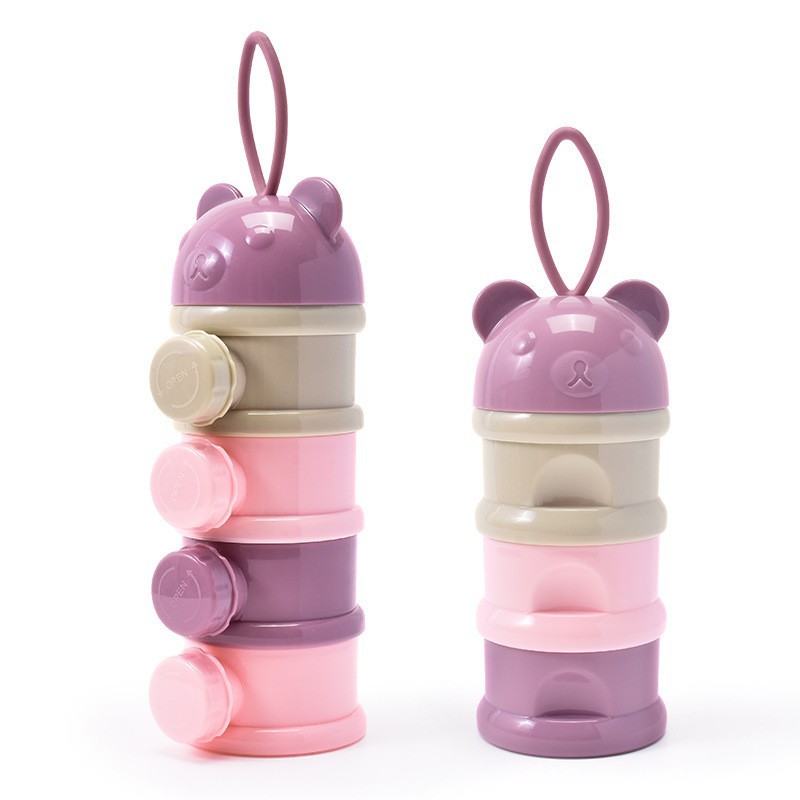 Baby Milk Powder Multi-Layer Packaging Box, Portable and Portable, Baby's One Meal and One Compartment Small Box, Baby Artifact