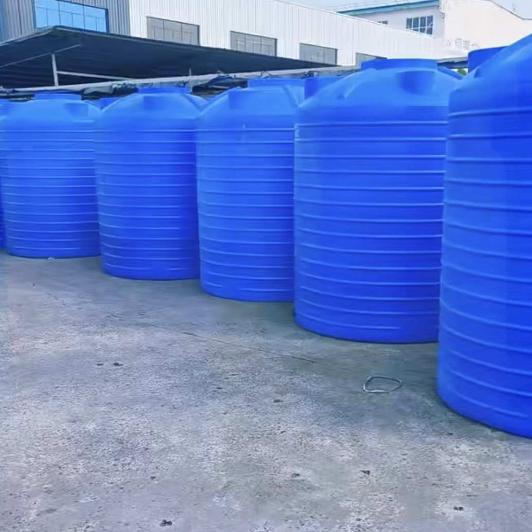 Pe Water Tank Storage Tank 5 Tons 10 Cubic Meters Rotational Molding Water Storage Tendon Barrel 20 Cubic Meters Outdoor Chemical Vertical Plastic Water Tower