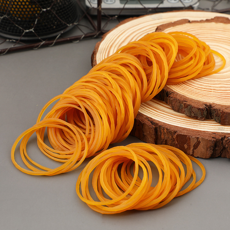 Durable Yellow Disposable Rubber Bands, Environmentally Friendly Rubber Bands, Wholesale Vegetable Tying Rubber Bands, Yiwu High Elastic Rubber Bands