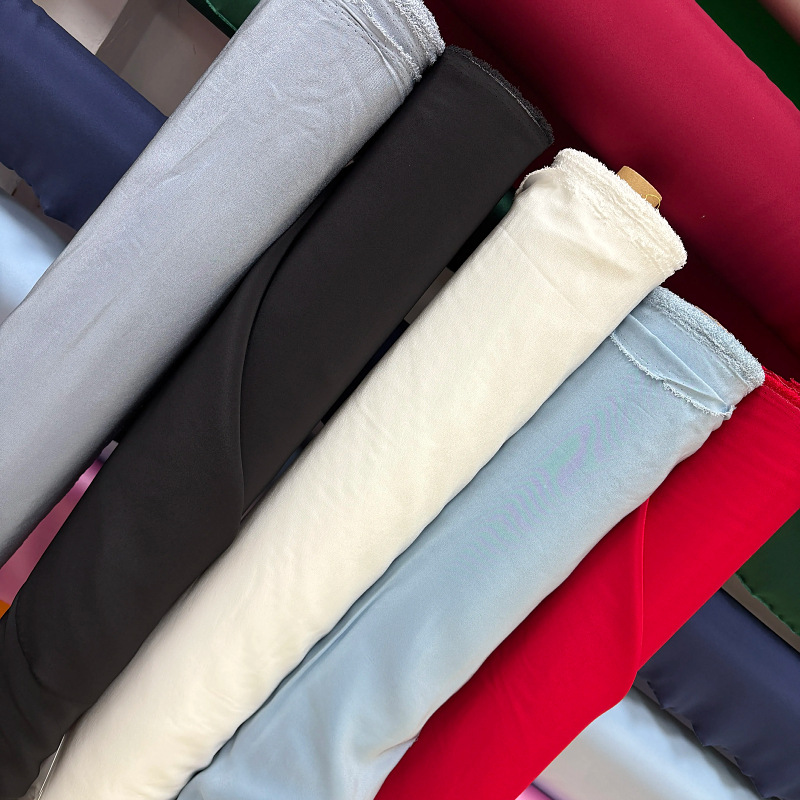 Spot Silk Fabric 16 Mumi Crepe De Chine 140cm Width Mulberry Silk Fabric Shirt Dress Clothing Material