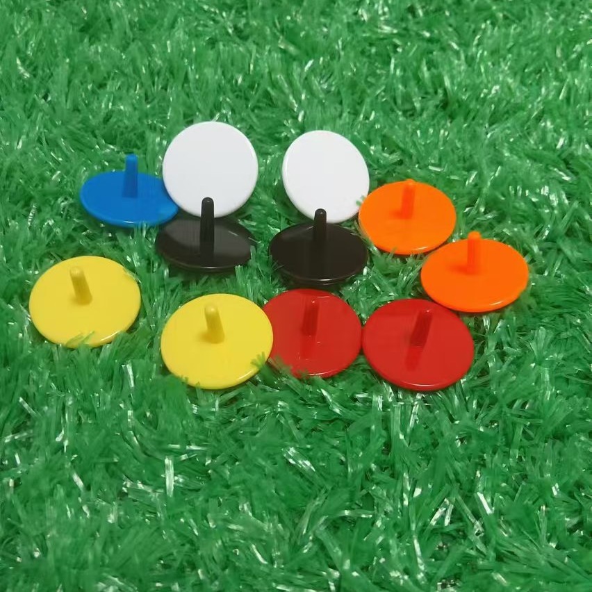 Маркер позиции мяча 25 мм, маркер для гольф-мяча, пластиковый маркер для гольф-мяча, индивидуальный логотип, производитель