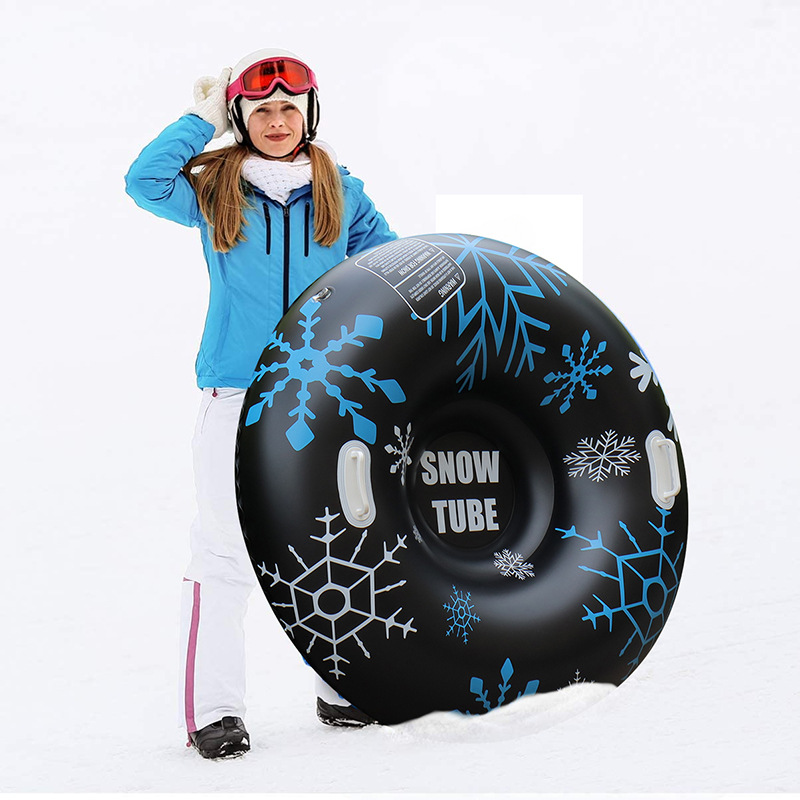 Manufacturer's Spot Supply Inflatable Ski Ring PVC Donut Handle Ski Ring Tractor Products