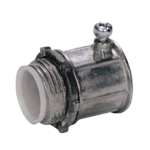 Zinc Alloy Emt Conduit Box Connector with Screws Zincemtsetscrewconnector Zinc Alloy Anti-Corrosion