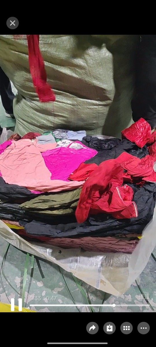 Second-Hand Clothes from Africa, Women's Cotton Jackets, Coats, Etc. 2 Yuan, 3 Yuan, 0.5kg Yuan, 0.5kg Yuan Per Pound