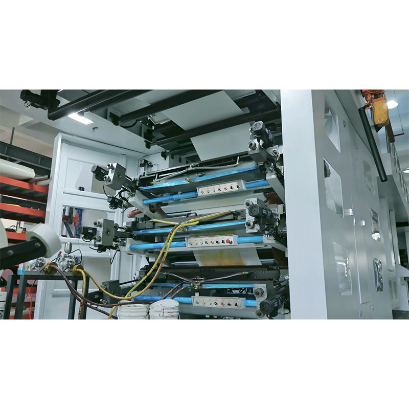 Servo Drive Flexo Printing Machine 4 Colors High Speed Film Non-Woven Bopp/Pvc/Pet Precise Printing
