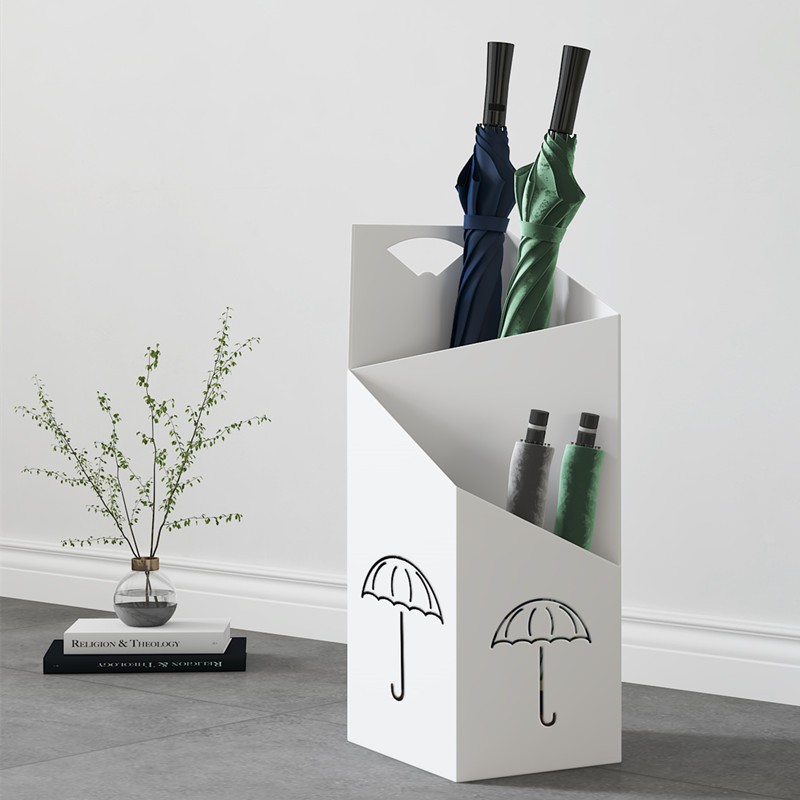 Creative Laser Engraving Umbrella Tube Umbrella Storage Barrel Iron Hotel Umbrella Rack Home Umbrella Placement