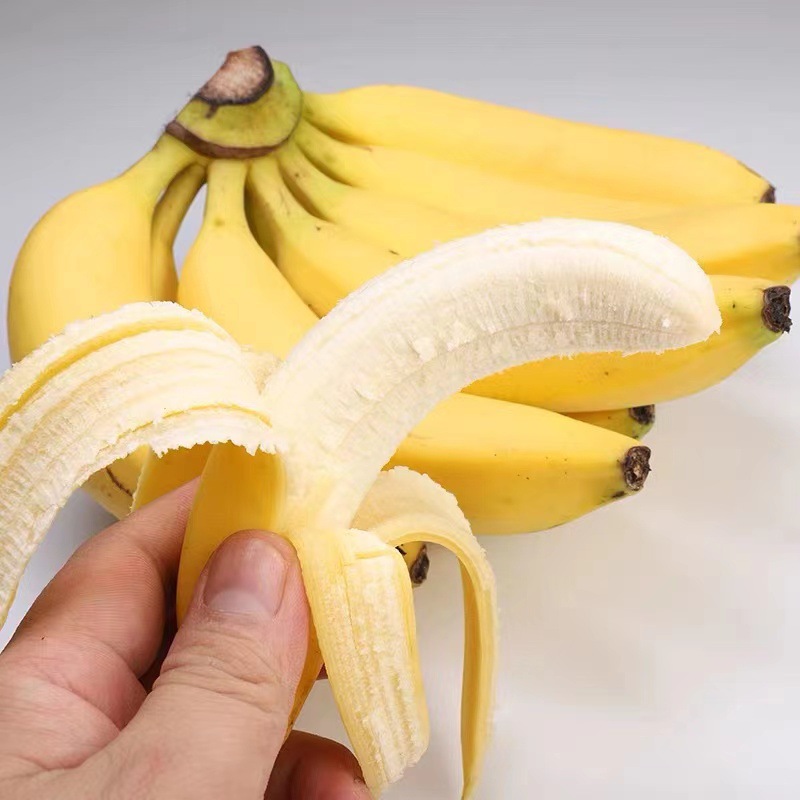 Fujian Zhangzhou Tianbao Yellow-Skinned Bananas, Freshly Cut Green-Skinned Bananas, Seasonal Fruits, Green Bananas, Drop Shipping