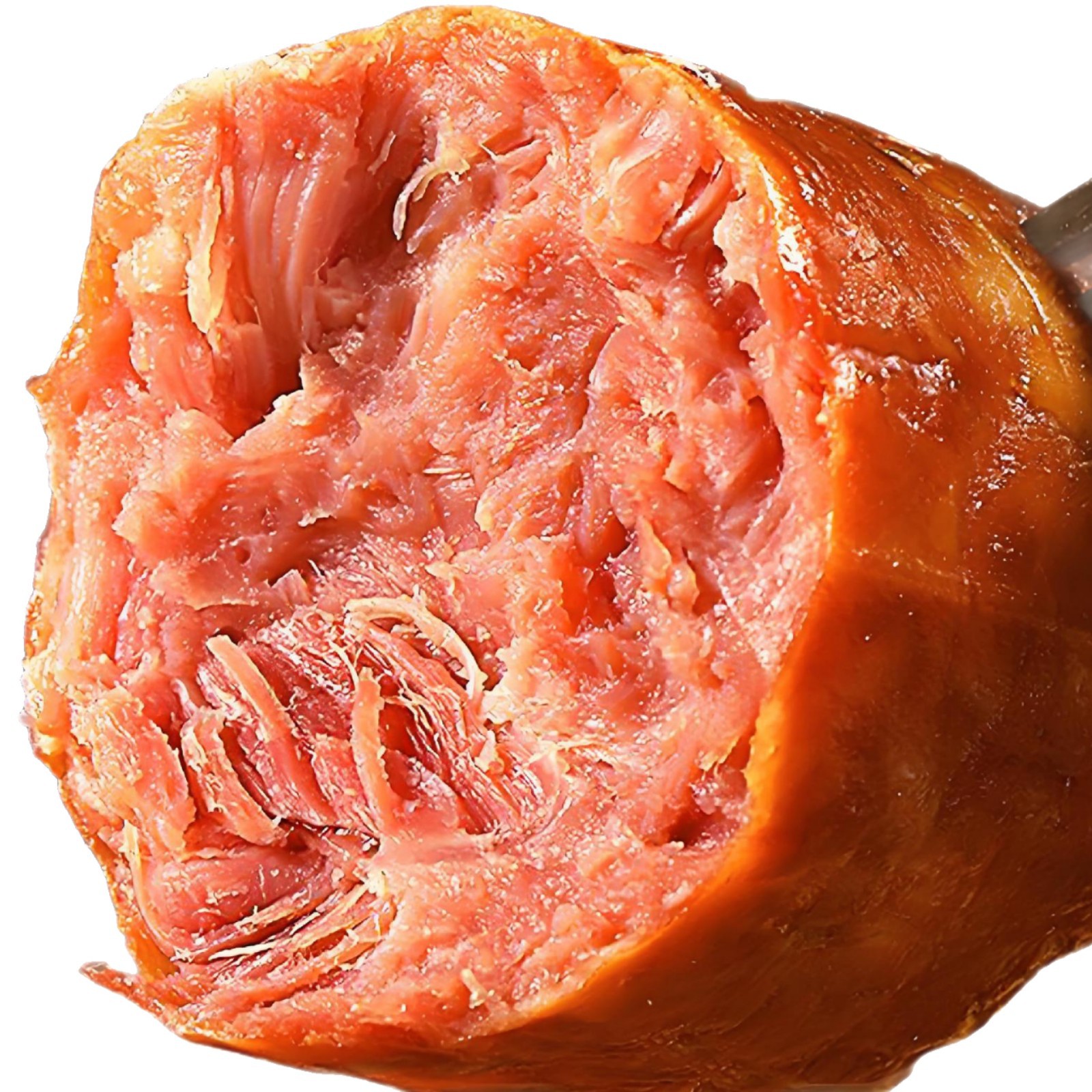 Qingdao Old Ham Hand-Shredded Traditional Tendon Meat Fruitwood Smoked Delicious Delicacy Snack Ready-To-Eat