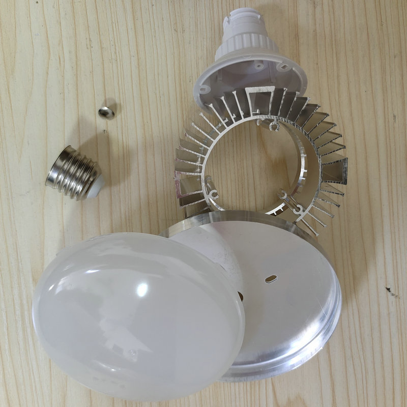 Factory direct car aluminum profile Net red mushroom lamp radiator shell kit machining support customized on demand