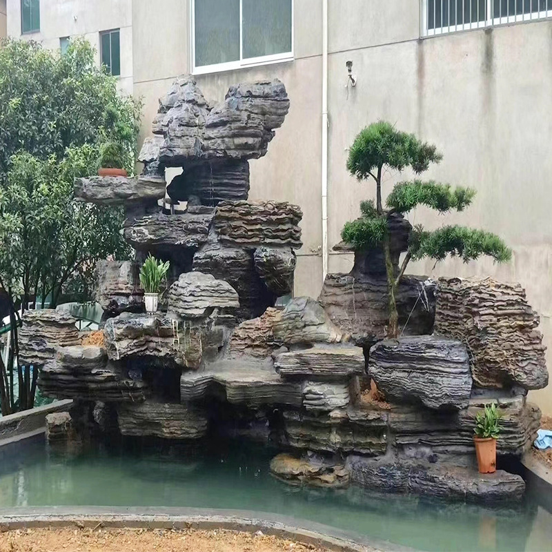 Manufacturer Supplies Thousand-Layer Stone for Landscape Retaining Walls, Water System Projects, Dry Stone Clusters, and Thousand-Layer Stone Background Walls