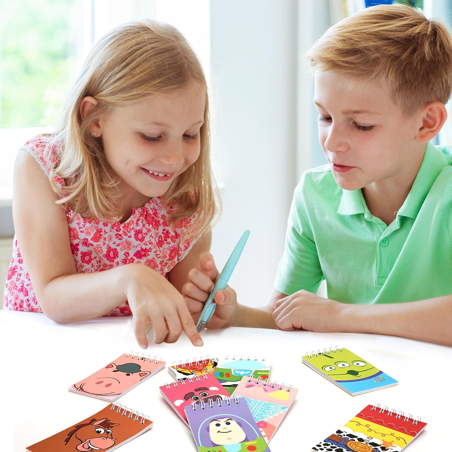 In-Stock Toy Story 12 Mini Spiral Notebooks Toy Series Drawing Writing Doodle Coil