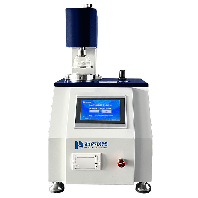 Haida Manufacturer Cardboard Corrugated Burst Tester Carton Break Resistance Tester Fully Automatic Burst Strength Tester