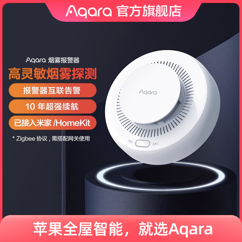 Сигнализация дыма Aqara Green Rice Lianchuang, подключена к Mijia Homekit, умный датчик обнаружения дыма