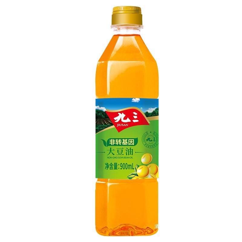 Jiusan Non-Gmo Third-Grade Soybean Oil, Cold Black Soil, State-Owned Enterprise Quality