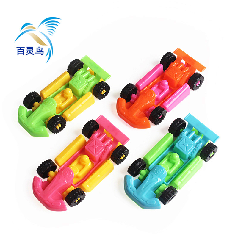 Factory wholesale plastic toys mini sliding equation car cool car kindergarten small prizes little boy toys