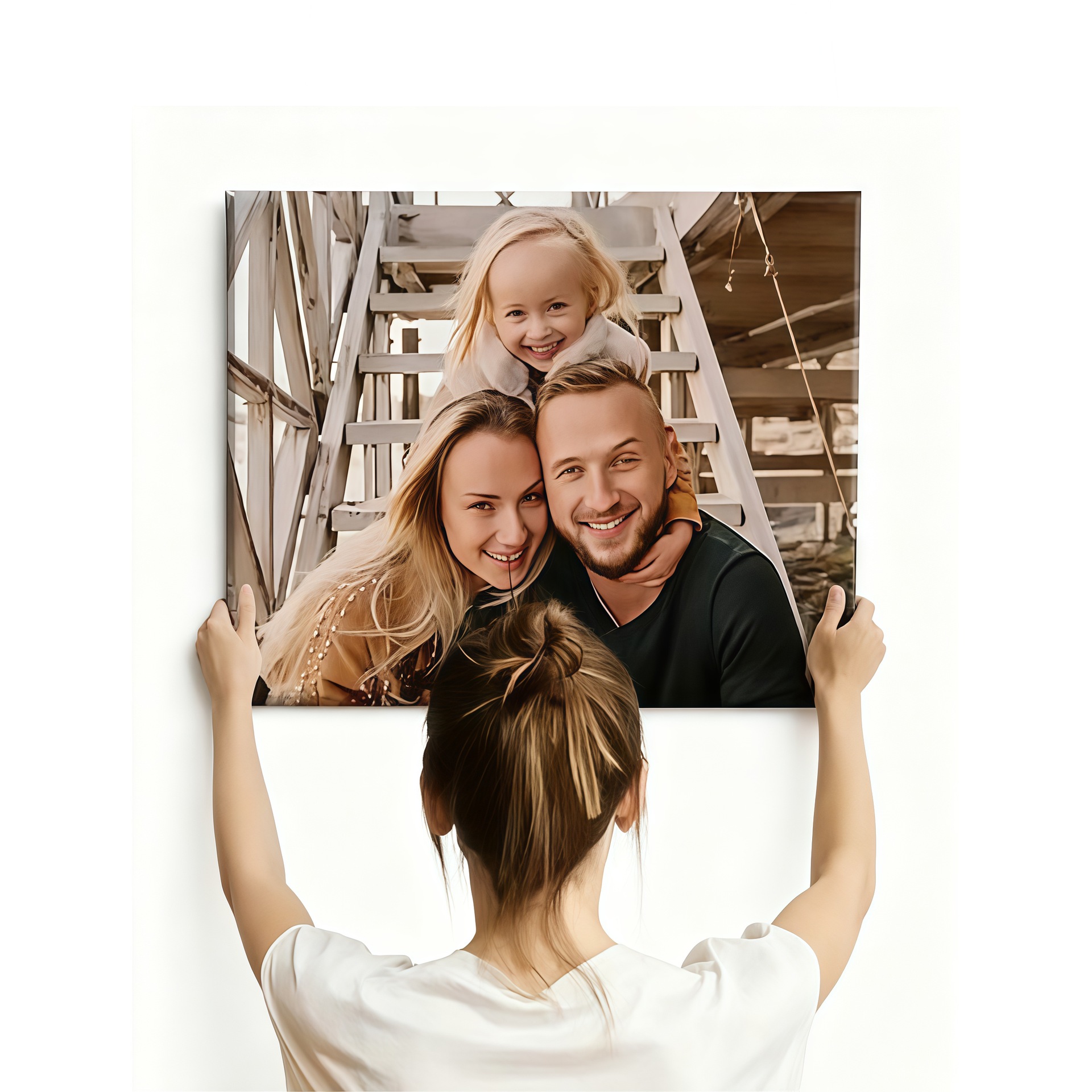 Decorative Painting Custom Living Room Bedroom Family Scenery Travel Modern Custom Hanging Painting Temu Xiyin Dropshipping into Warehouse