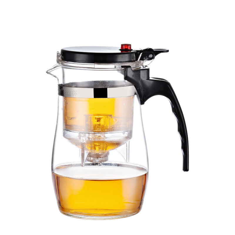 Piaoyi teapot high temperature resistant thickened glass teapot with lid tea separation filter tea making teapot wholesale