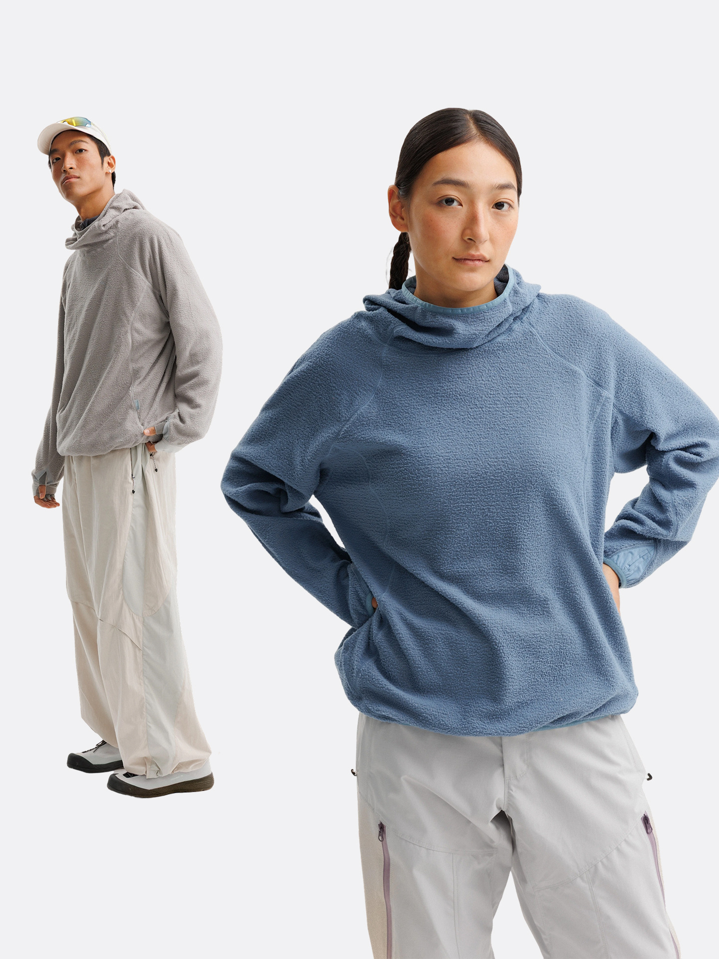 Urban Outdoor Men's and Women's Ultra-Lightweight Dynamic Constant Temperature Windproof and Water-Repellent Cloud Velvet Mountain Sports Running Jacket