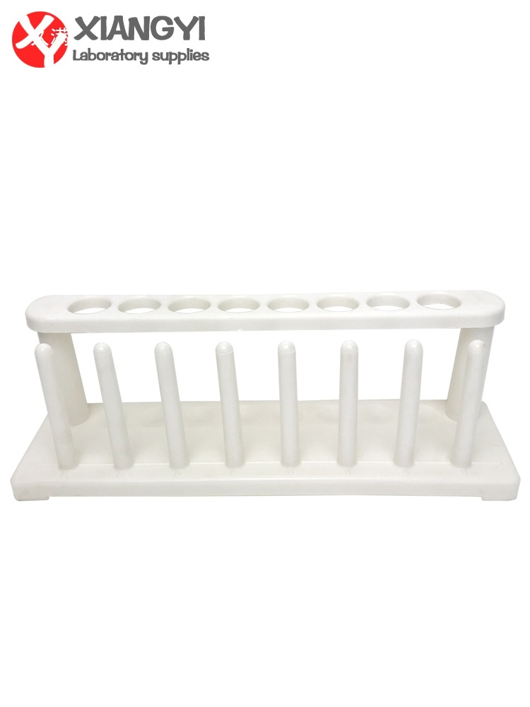 Plastic Test Tube Rack 8 Holes 8 Columns Teaching Instrument Can Be Matched with Test Tube Rubber Stopper Chemical Laboratory Consumables Equipment Instrument