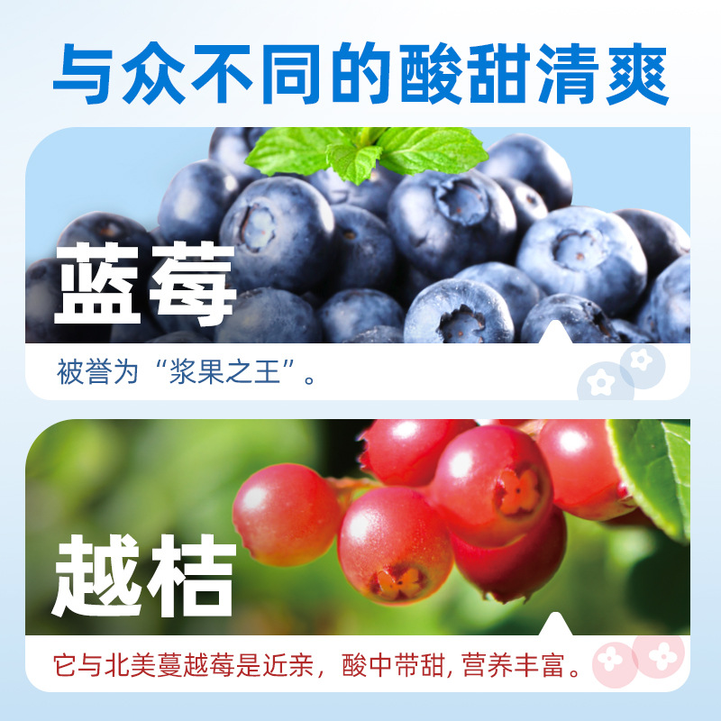 Zhongjing Pure Blueberry Jam with Large Fruit Pieces for Spreading on Bread, Toast, and Baking, Special Jam for Yam, 190g with Many Fruit Pieces