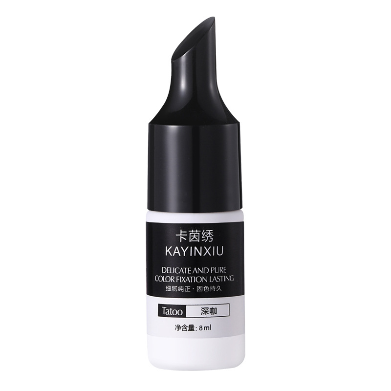 Kayin embroidery tattoo embroidery color material sample dress pure plant tattoo eyebrow bleaching Lip Mist eyebrow beauty pupil line European lip color lotion