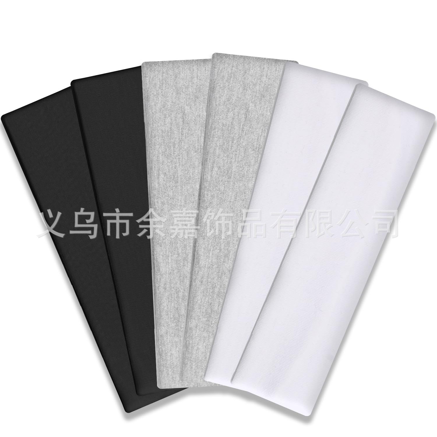 European and American Yoga Elastic Headband Sports Fitness Running Sweat Absorbing Hair Band Korean Plain Hair Headwear Headband