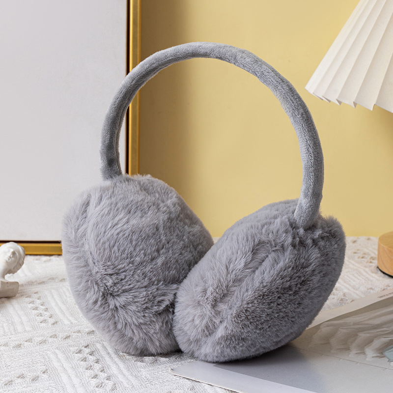 Winter warm plush ear warm ear cover men's and women's ear bag imitation high quality rabbit hair increased thick earmuffs earmuffs wholesale