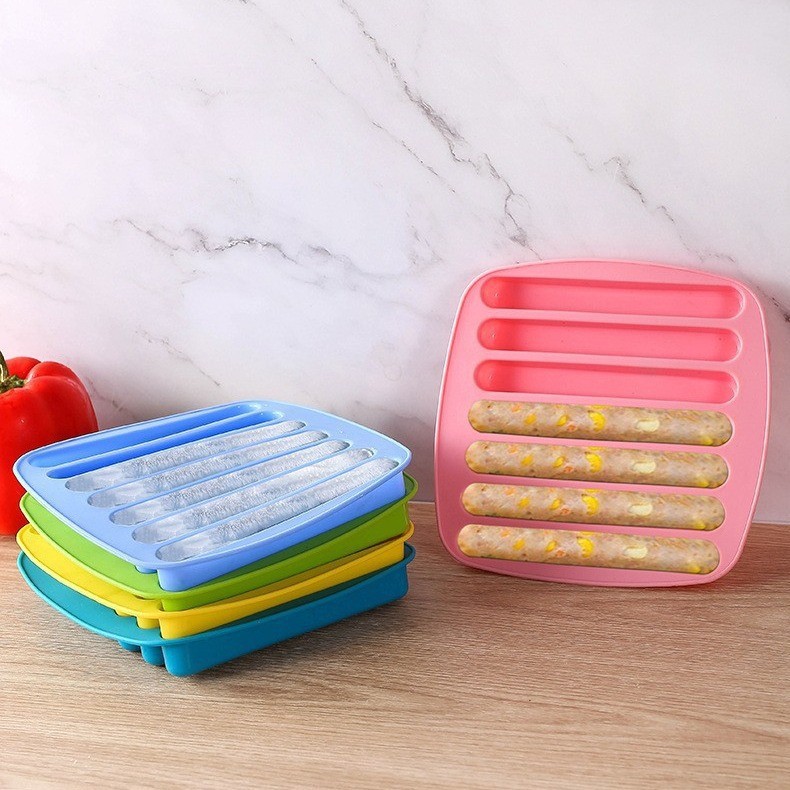 Силиконовая форма для сосисок DIY Силиконовая форма для сосисок, ветчины, хот-догов Форма для печенья Ледяная форма для выпечки