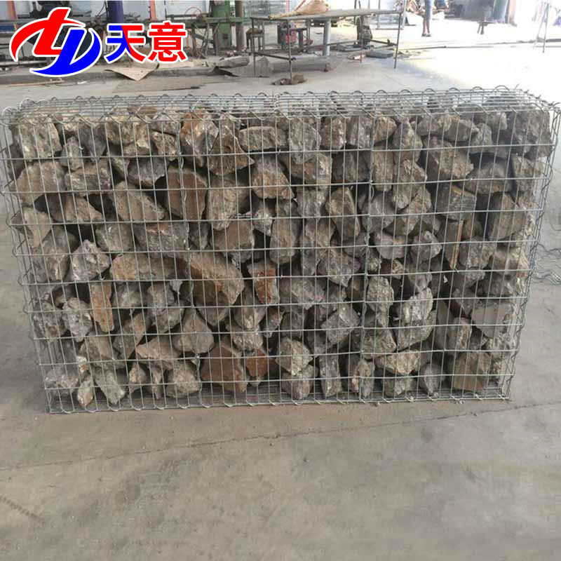 Manufacturer's Ready-Made Mosaic Plain Net Bag to Fill the Sea, Bottom Guard, Stone Cage Mesh Box, Plated Gorvin Double Partition, Renault Pad Factory