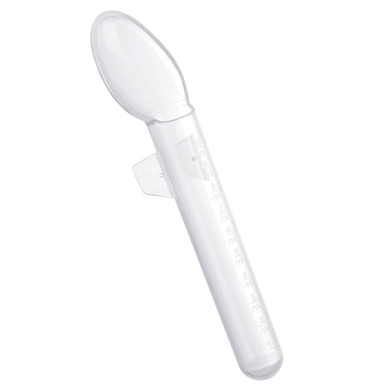 Factory Direct Sales Transparent Baby Medicine Feeding Spoon Baby Portable pp Feeding Spoon Infant Feeding Spoon Wholesale