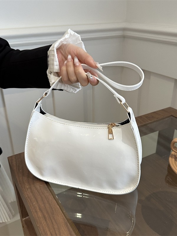 2025 New Simple Casual Underarm Women's Bag, Foreign Style Hand-Carrying Small Square Bag, Fashionable and Versatile Commuter Shoulder Bag