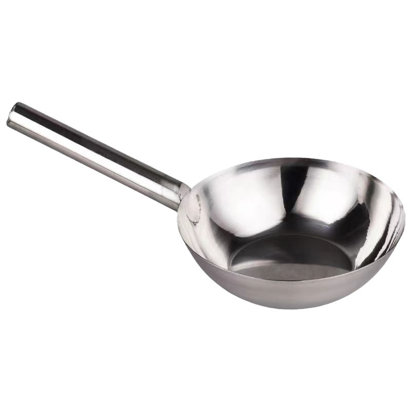 Thickened Stainless Steel Water Ladle Short Handle Long Handle Water Ladle Long Handle Water Ladle Household Kitchen Water Ladle Flat Bottom