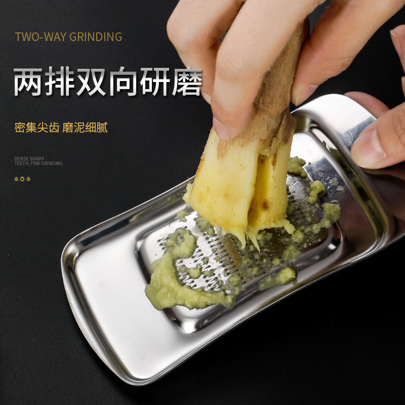 Stainless steel Baby Manual complementary food grinder yam puree grinder household multifunctional ginger wasabi garlic puree