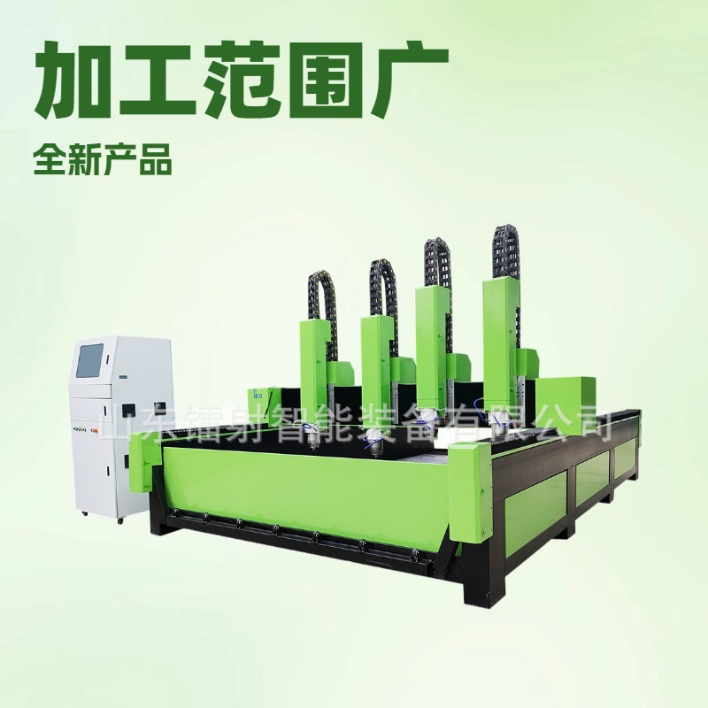 Четырехголовочная независимая тяжелая машина для гравировки камня, надписи на памятниках, трехмерный рельеф, встроенная ротационная ось CNC