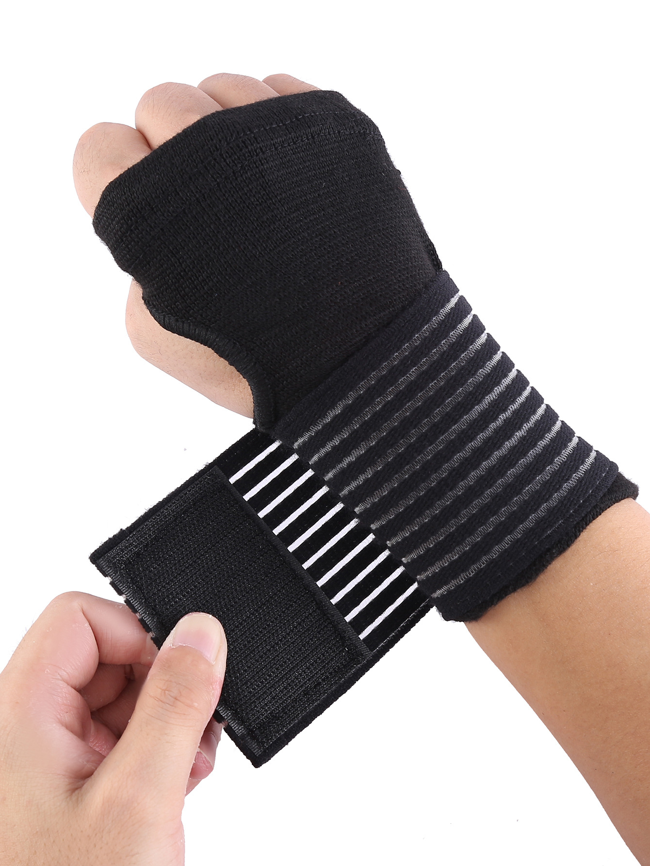 E-Commerce Platform Thickened Pressurized Palm Protector Cycling Protective Sports Gloves Palm Protector Fitness Gloves Elastic Wrist Protector